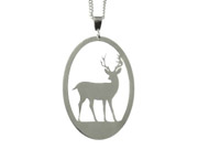 Deer Pendant by Argent Whimsy