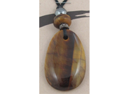 Tiger Eye Medicine Stone Neckpiece by  A.T. Storrs