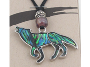 Abalone Medicine Stone Neckpiece by  A.T. Storrs