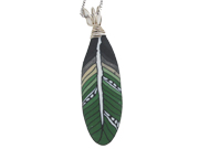 Feather Pendant by Wanda Shum Designs