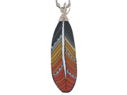 Feather Pendant by Wanda Shum Designs