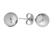 7mm Silver Ball Earrings