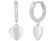 Heart Hoop Earrings