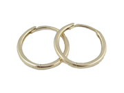 Huggie Yellow Gold Hoops