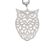 Owl Pendant by Argent Whimsy