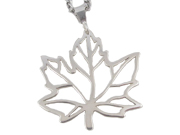 Maple Leaf Pendant by Argent Whimsy