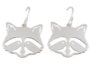 Raccoon Earrings by Argent Whimsy