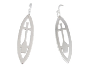 Canoe & Paddle Earrings by Argent Whimsy