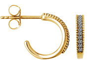 "April" Hoop Earrings by Steelx