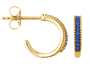 "September" Hoop Earrings by Steelx