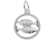 Pisces Zodiac Charm by Rembrandt